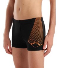 Шорты для плавания Arena Bright Swim Short чёрно-оранжевые 10-11 - 503