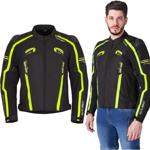 Мотоциклетная куртка W-TEC Tonkawo - Black-Fluo