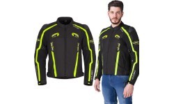 Мотоциклетная куртка W-TEC Tonkawo - Black-Fluo