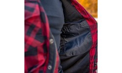 Motociklista krekls BOS Lumberjack - Melni pelēks