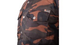 Motociklista krekls BOS Lumberjack - Melni pelēks