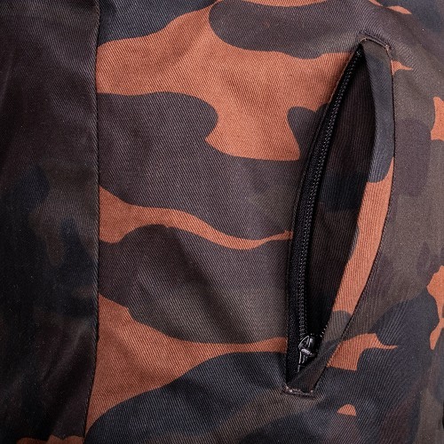 Motorcycle Shirt BOS Lumberjack - Black Grey