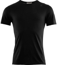 Мужская термофутболка Aclima LW Undershirt Tee, чёрная, размер S - 123