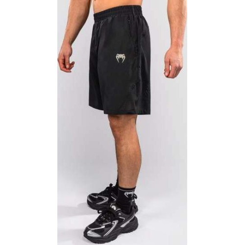 Treniņu šorti Venum Lazer, melni/pelēki