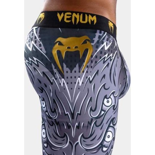 Компрессионные леггинсы Venum Wolf Atak, черно-серые