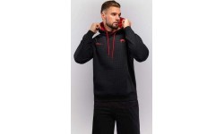 Venum x Roger Gracie Signature džemperis ar kapuci, melns/sarkans