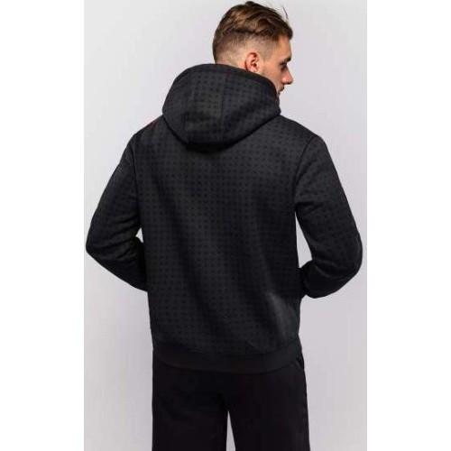 Venum x Roger Gracie Signature džemperis ar kapuci, melns/sarkans