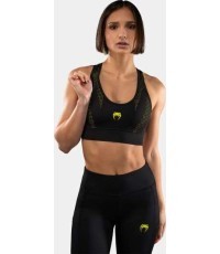 Женский спортивный топ Venum Lazer, чёрный/жёлтый