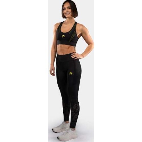 Женский спортивный топ Venum Lazer, чёрный/жёлтый