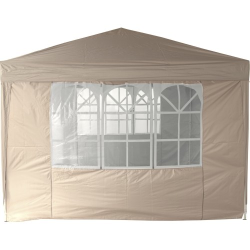 Párty stan nůžkový 3x3 m s bočnicemi PALACE béžový WATERPROOF