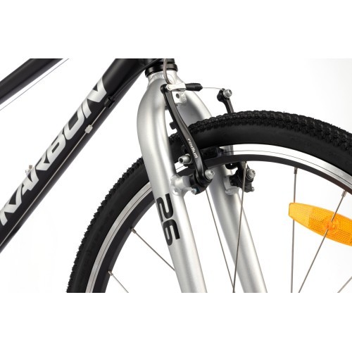 Velosipēds Karbon Superlight 26 melns