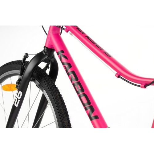 Velosipēds Karbon Superlight 26 rozā