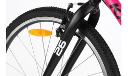 Velosipēds Karbon Superlight 26 rozā