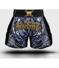 Venum Wolf Atak Muay Thai šorti, melni/pelēki