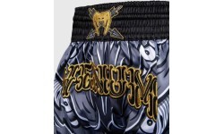 Venum Wolf Atak Muay Thai Shorts - Black/Grey