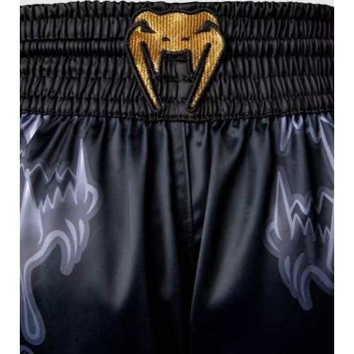 Venum Wolf Atak Muay Thai šorti, melni/pelēki