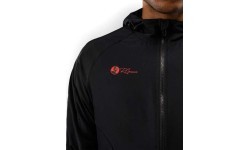 Venum x Roger Gracie Signature jaka ar rāvējslēdzēju, melna/sarkana