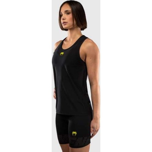 Женская майка Venum Lazer Dry Tech – чёрный/жёлтый