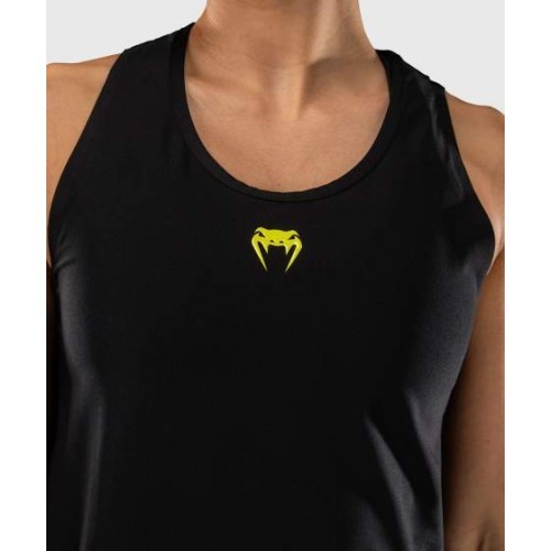 Venum Lazer Dry Tech sieviešu tanktops – melns/dzeltens