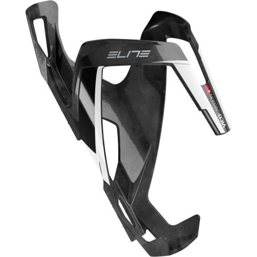 Флягодержатель Elite Vico Carbon Glossy (чёрный/белый)