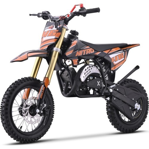 Мотоцикл NITRO 60 cc с двигателем внутреннего сгорания, оранжевый