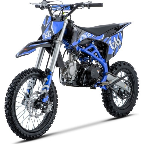 Iekšdedzes dzinēja motocikls ULTRA 66 125cc zils