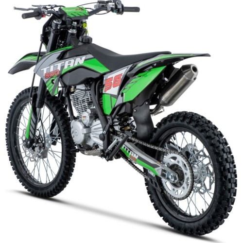 Motocikls TITAN 300 cc, zaļš