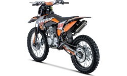 TITAN 300cc oranžs motocikls ar iekšdedzes dzinēju