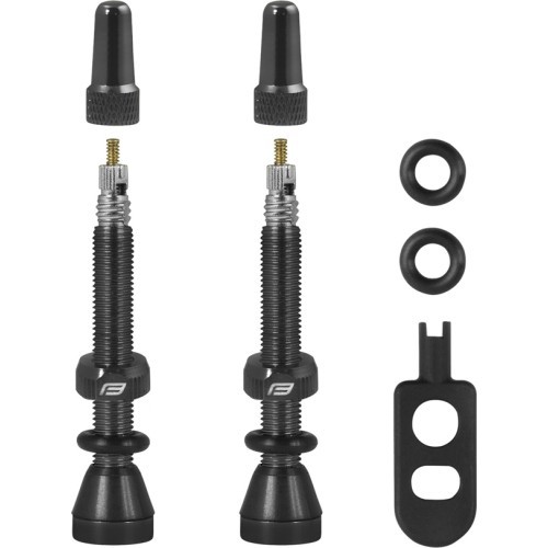 FORCE Tubeless Tire Valves 2xFV 44mm (red)