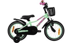Bērnu velosipēds Karbon Jazz 14, piparmētru
