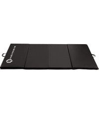 Salokāms vingrošanas matracis HMS Premium MGS01 2400x1200 mm, melns