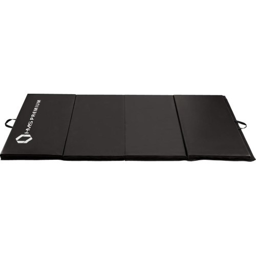 Gymnastic Foldable Mattress HMS Premium MGS01 2400x1200mm, Black