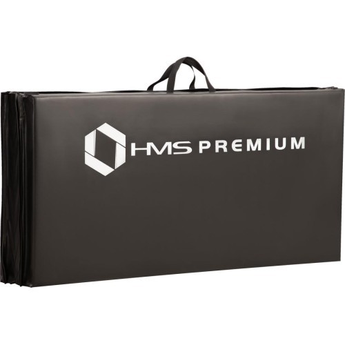 Gymnastic Foldable Mattress HMS Premium MGS01 2400x1200mm, Black
