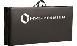 Gymnastic Foldable Mattress HMS Premium MGS01 2400x1200mm, Black