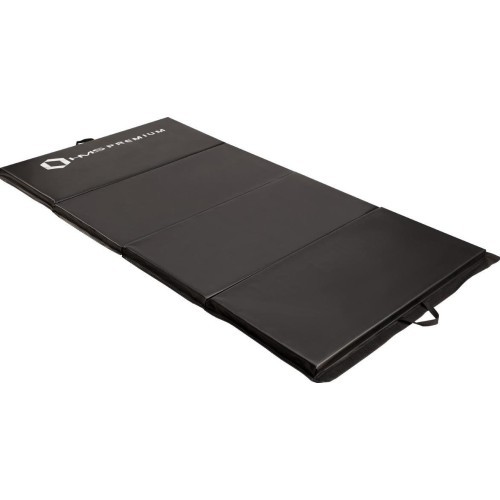 Gymnastic Foldable Mattress HMS Premium MGS01 2400x1200mm, Black