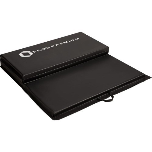 Gymnastic Foldable Mattress HMS Premium MGS01 2400x1200mm, Black