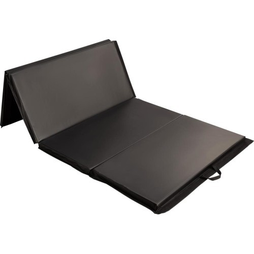 Gymnastic Foldable Mattress HMS Premium MGS01 2400x1200mm, Black