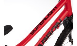 Velosipēds Karbon Superlight 20, sarkans