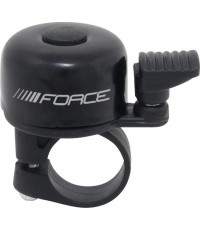 Zvaniņš FORCE Mini 22,2mm (dzelzs/plastmasa, melns)