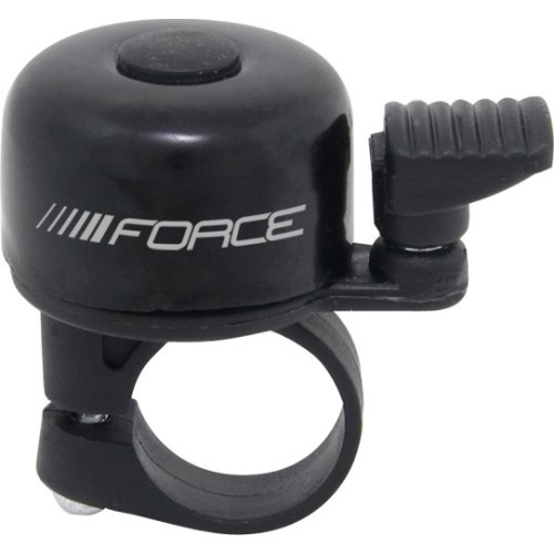 Zvaniņš FORCE Mini 22,2mm (dzelzs/plastmasa, melns)