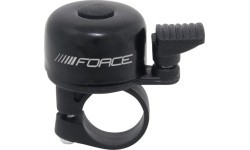 Zvaniņš FORCE Mini 22,2mm (dzelzs/plastmasa, melns)
