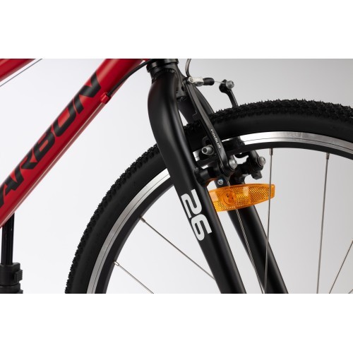 Velosipēds Karbon Superlight 26, sarkans