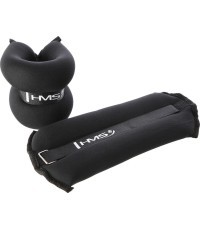 Kāju un roku atsvari HMS OB06 , melni, 2 x 3 kg