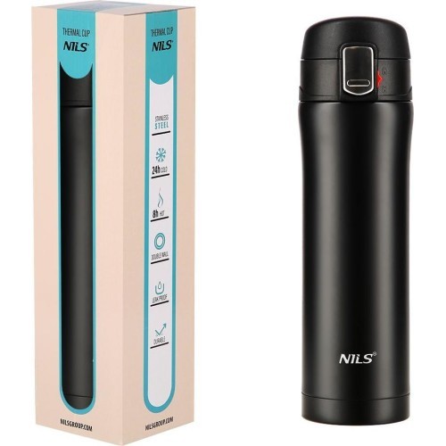 NCB10 BLACK THERMAL CUP NILS