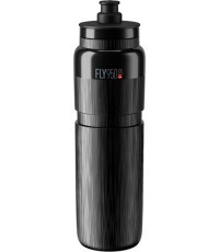 Elites pudele FLY TEX melna, pelēka, ar pelēku logotipu 950ml