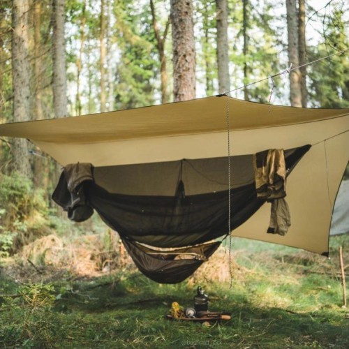 Tents Lesovik HEKSA Kangaroo, īpaši viegls, brūns