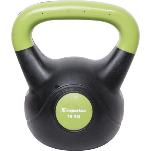 Vinila svaru bumba ar cementa pildījumu inSPORTline Vin-Bell Dark 18 kg