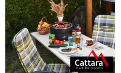 Настольный угольный гриль Cattara Keg