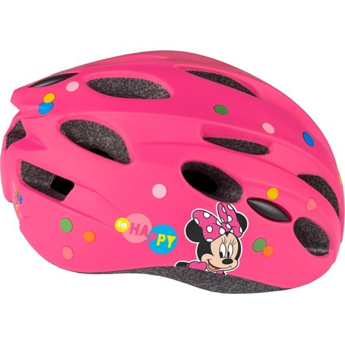 MINNIE in-mold kids' bike helmet, 52-56 cm (pink)
