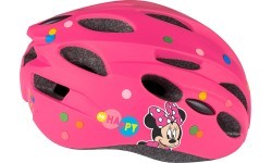 Bērnu velosipēda ķivere MINNIE, in-mold 52-56 cm (rozā)